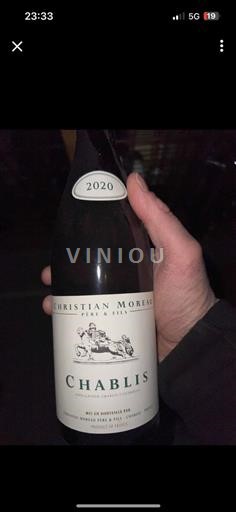 Bourgogne Chablis Christian Moreau Père & Fils 2020