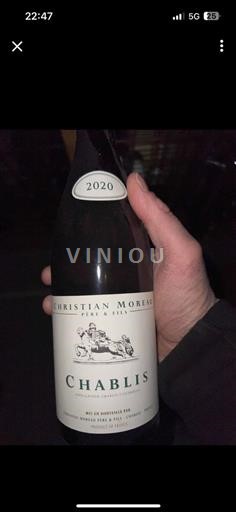 Bourgogne Chablis Christian Moreau Père & Fils 2020