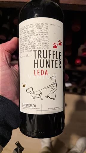 Piemont Barbaresco Bosio Winery Truffle Hunter Leda 2015