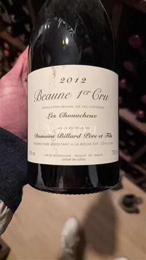 Borgoña No especificado Premier Cru Domaine Billard Père et Fils Les Chouacheux 2012