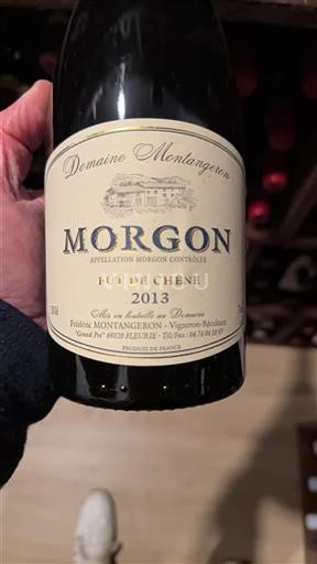 Beaujolais Morgon Domaine Montangeron Fût de Chêne 2013
