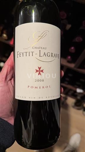 Bordeaux Pomerol Château Feytit-Lagrave 2008