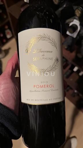 Bordeaux Pomerol Séraphine L'Innocence de Séraphine 2019