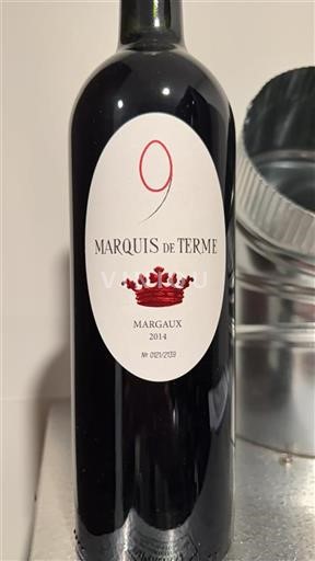 Bordeaux Margaux Grand Cru Marquis de Terme 2014
