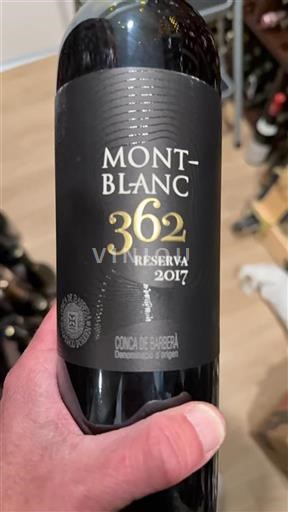 Katalonien Conca de Barberà Montblanc 362 Reserva 2017