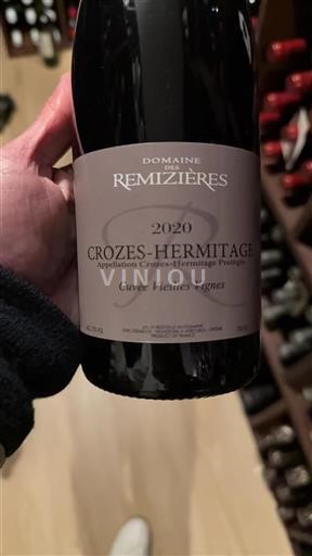 Vallée du Rhône Crozes-hermitage Domaine Des Remizières Vieilles Vignes 2020