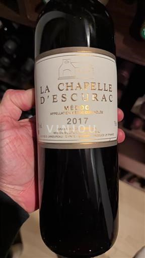 Bordeaux Médoc La Chapelle Escurac 2017