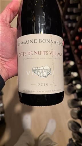 Burgundy Côte de Nuits Villages Domaine Bonnardot 2018