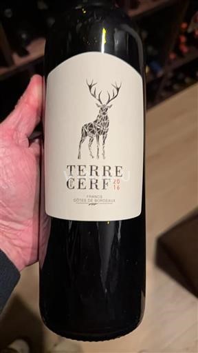 Bordeaux Côtes-de-Bordeaux Terre de Cerf 2016