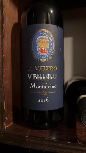 Tuscan Wines Brunello di Montalcino Il Veltro 2016