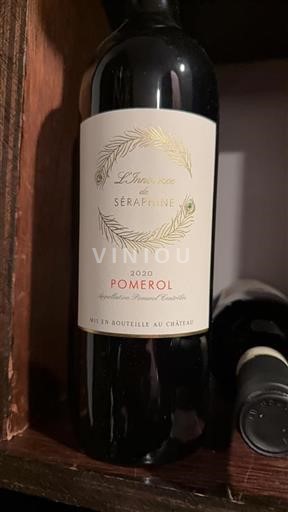 Bordeaux Pomerol Séraphine L'Innocence de Séraphine 2020