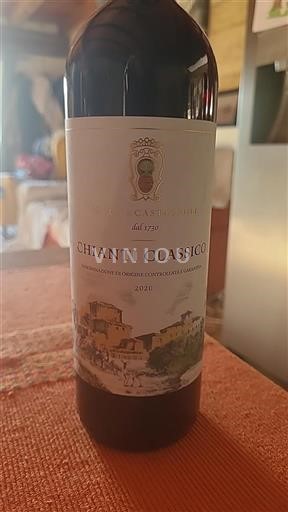 Vin Rouge sec Rocca di Castagnoli 2020 Italie Toscane Chianti Classico