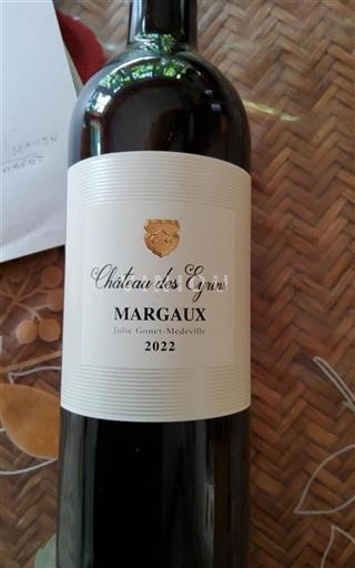 Bordeaux Margaux Château Des Eyrins 2022