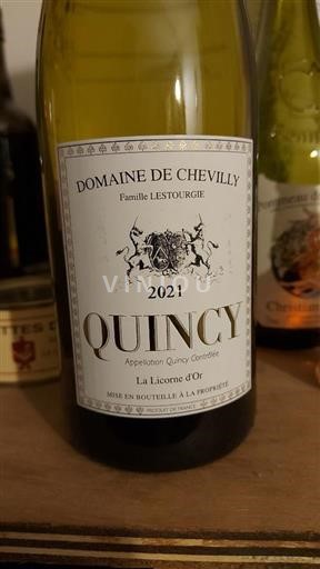 Vallée de la Loire Quincy Domaine Chevilly La Licorne d'Or 2021