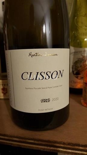 Vallée de la Loire Muscadet-sèvre-et-maine Martin Luneau Clisson 2020