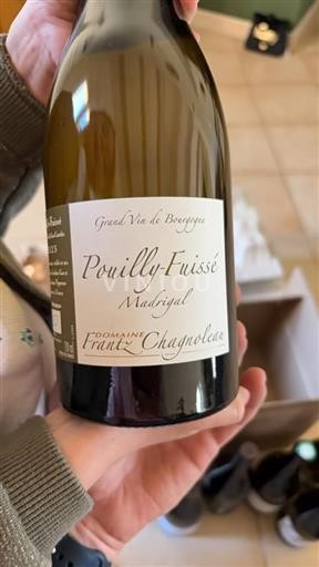 Bourgogne Pouilly-fuissé Frantz Chagnoleau Madrigal 2023