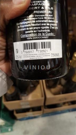 Champanhe Premier Cru Champagne Philbert & Fils Não Sazonado