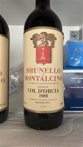 Toscana Brunello di Montalcino Col Orcia 1985