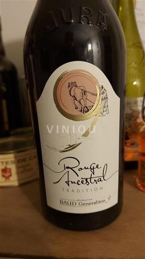 Jura Côtes-du-jura Domaine BAUD Génération Rouge Ancestral 2020