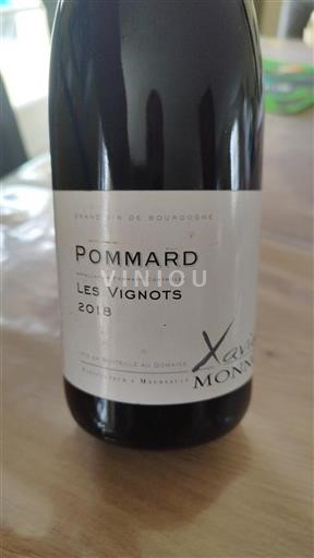 Burgundija Pommard Xavier Monnot Les Vignots 2018