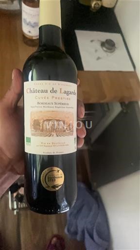 Bordeaux Bordeaux Supérieur Château Lagarde Prestige Ikke årgangsbestemt