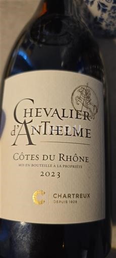 Rhônen laakso Côtes-du-rhône Chartreux Chevalier d'Anthelme 2023