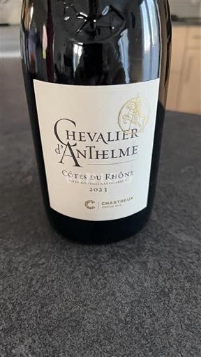 Rhônen laakso Côtes-du-rhône Chartreux Chevalier d'Anthelme 2023