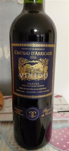 Bordeaux Graves Château Arriacud Réserve du Comte 2016