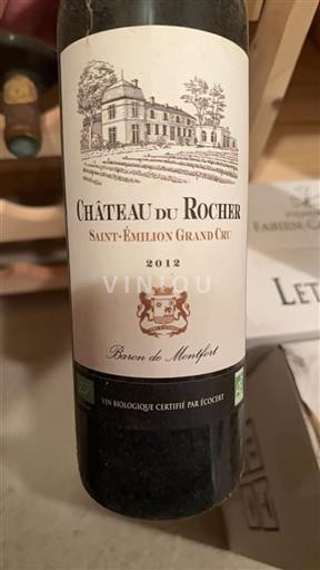 Bordeaux Saint-Émilion Grand Cru Rocher 2012