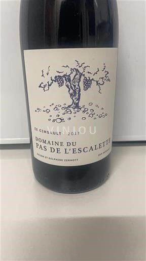 Linguadoca e Rossiglione Hérault Domaine Pas de l'Escalette Ze Cinsault 2017