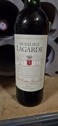 Bordeaux Saint-Émilion Grand Cru Grand Cru Beaulieu Lagarde 2010