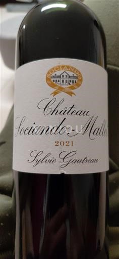 Bordeaux Haut-Médoc Château Sociando-Mallet Sylvie Gautreau 2021