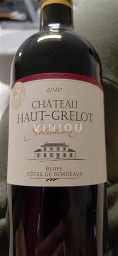Bordeaux Blaye-Côtes-de-Bordeaux Château Haut-Grelot Sélection 2020