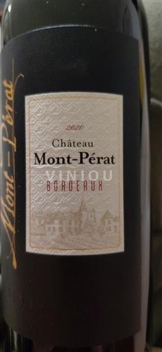 Bordeaux Château Mont-Pérat 2020