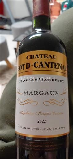 Bordeaux Margaux Grand Cru Château Boyd-Cantenac 2022