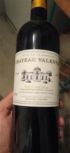 Burdeos Haut-Médoc Château Valentin 2016