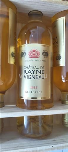 Bordeaux Sauternes Premier Cru Château Rayne Vigneau 2022
