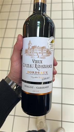 Bordeaux Château Vieux Renaissance 2018