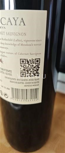 Mendoza Bodegas Caro Amancaya Reserva Non Millésimé