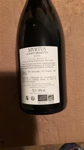 Corse Île de Beauté Sant'Armettu Myrtus 2022
