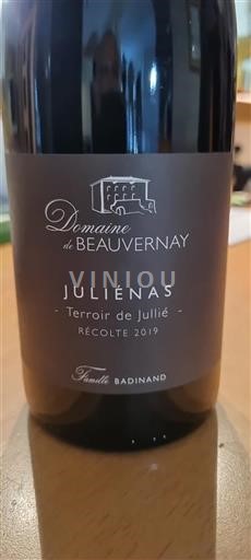Beaujolais Juliénas Domaine Beauvernay Terroir de Jullié 2019