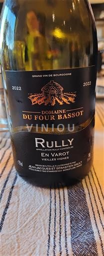 Borgogna Rully Domaine Four Bassot En Varot Vieilles Vignes 2022