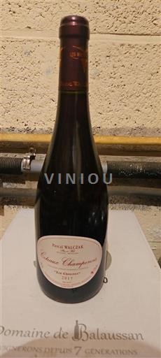 Champagne Coteaux Champenois Pascal Walczak Les Chazueux 2017