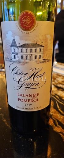 Burdeos Lalande-de-Pomerol Château Haut-Goujon 2017