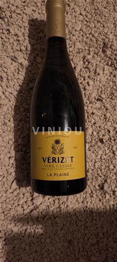 Bourgogne Viré-clessé Vérizet La Plaine 2021