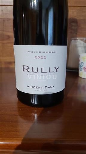 Bourgogne Rully Vincent Daux 2022