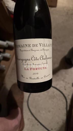 Bourgogne Bourgogne Côte Chalonnaise Domaine Villaine La Fortune 2018