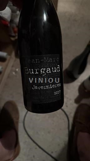 Beaujolais Morgon Jean-Marc Burgaud Javernieres 2017
