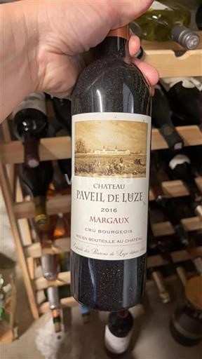 Bordeaux Margaux Cru Bourgeois Paveil de Luze 2016