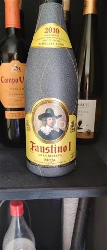 La Rioja rioja Faustino I 2010